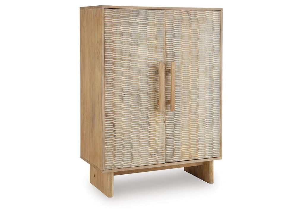 Dallinbury Accent Cabinet angled view