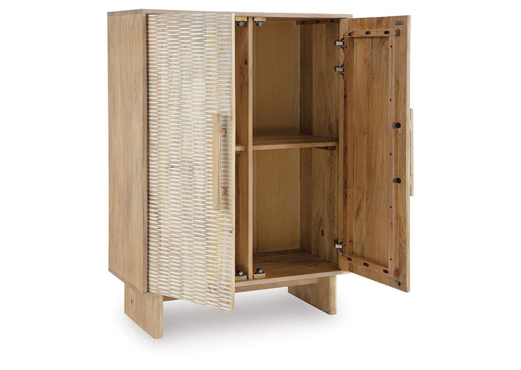 Dallinbury Accent Cabinet angled view