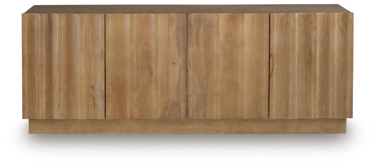 Timkins Accent Cabinet in White Washed, front view