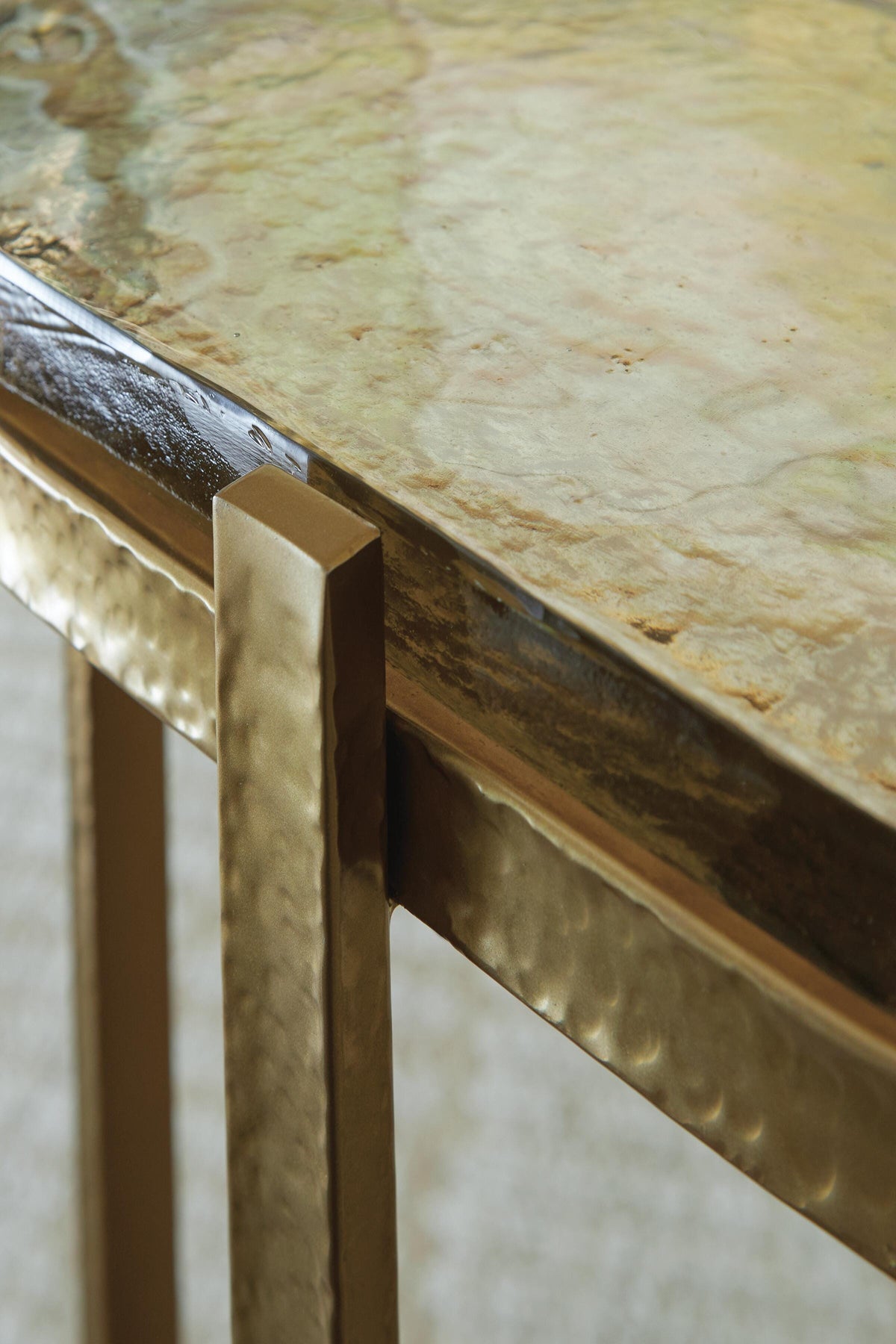 Porterville Accent Table in Gold Finish, alternate view 6