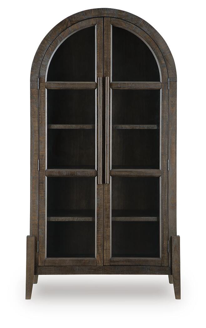 Benhall Accent Cabinet in Dark Brown, front view
