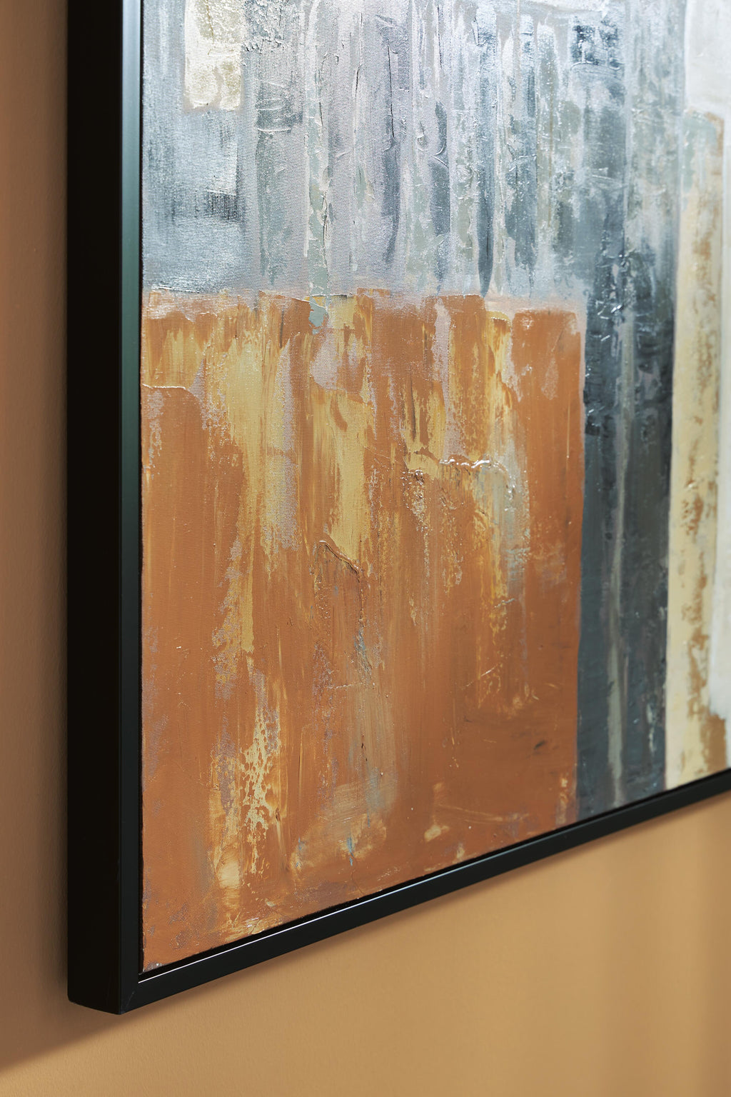 Howford Wall Art in Brown/Black/Gray, detail view