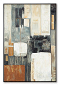 Howford Wall Art in Brown/Black/Gray, front view