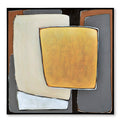 Actman Wall Art in Cream/Brown/Gray, front view
