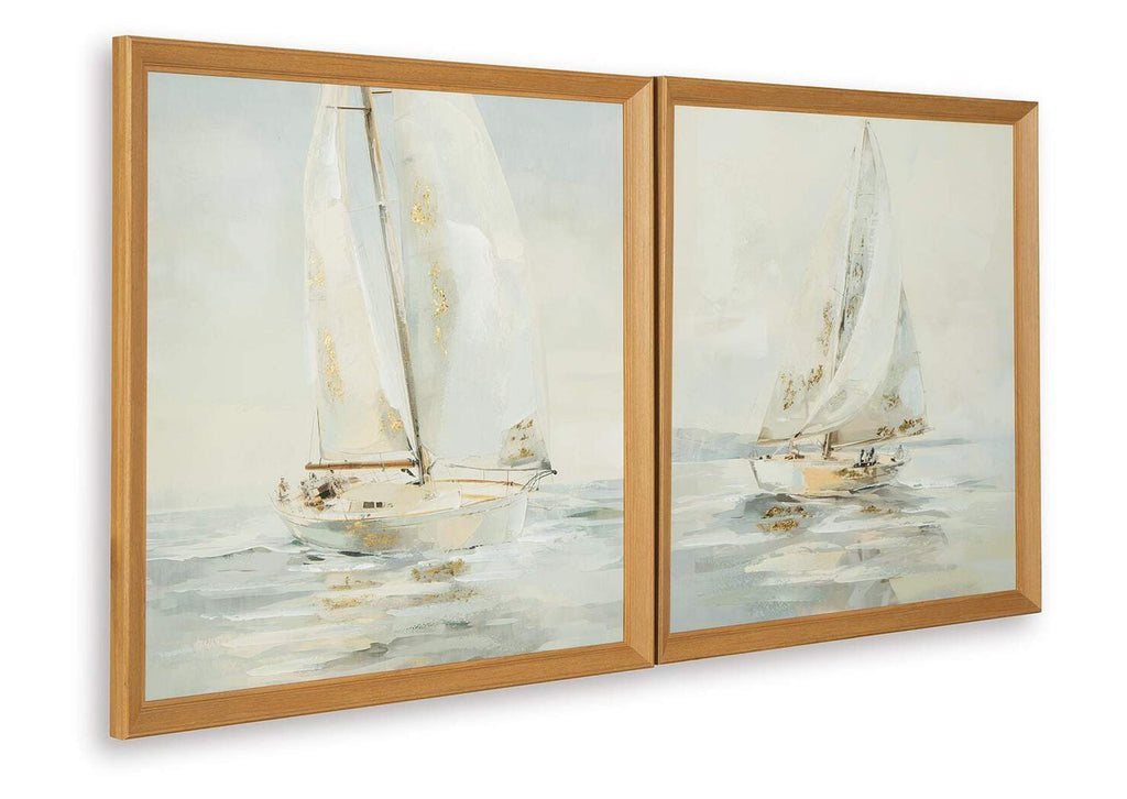 Winbrook Wall Art Set (Set of 2) angled view