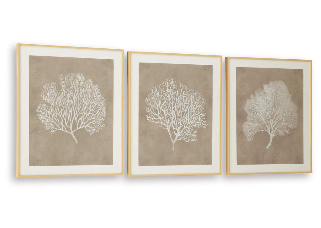 Hendridge Wall Art (Set of 3) angled view