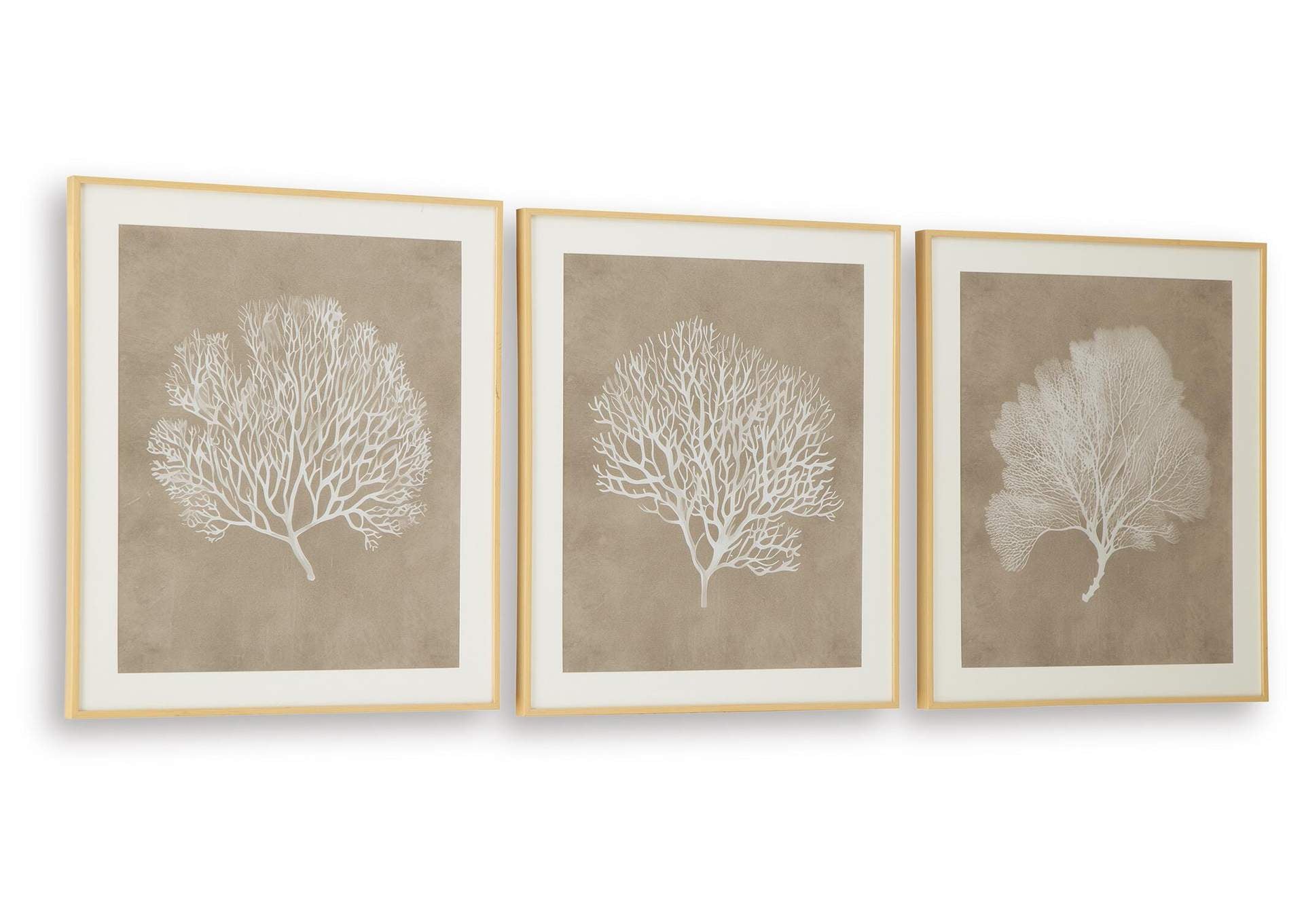 Hendridge Wall Art (Set of 3) angled view