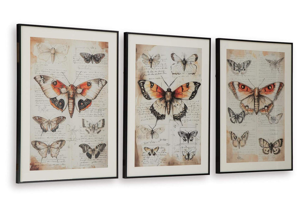 Jossletts Wall Art (Set of 3) angled view