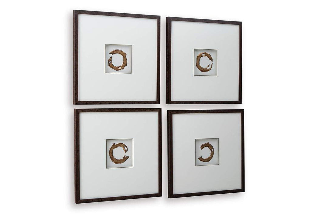 Dallbourne Wall Art (Set of 4) angled view