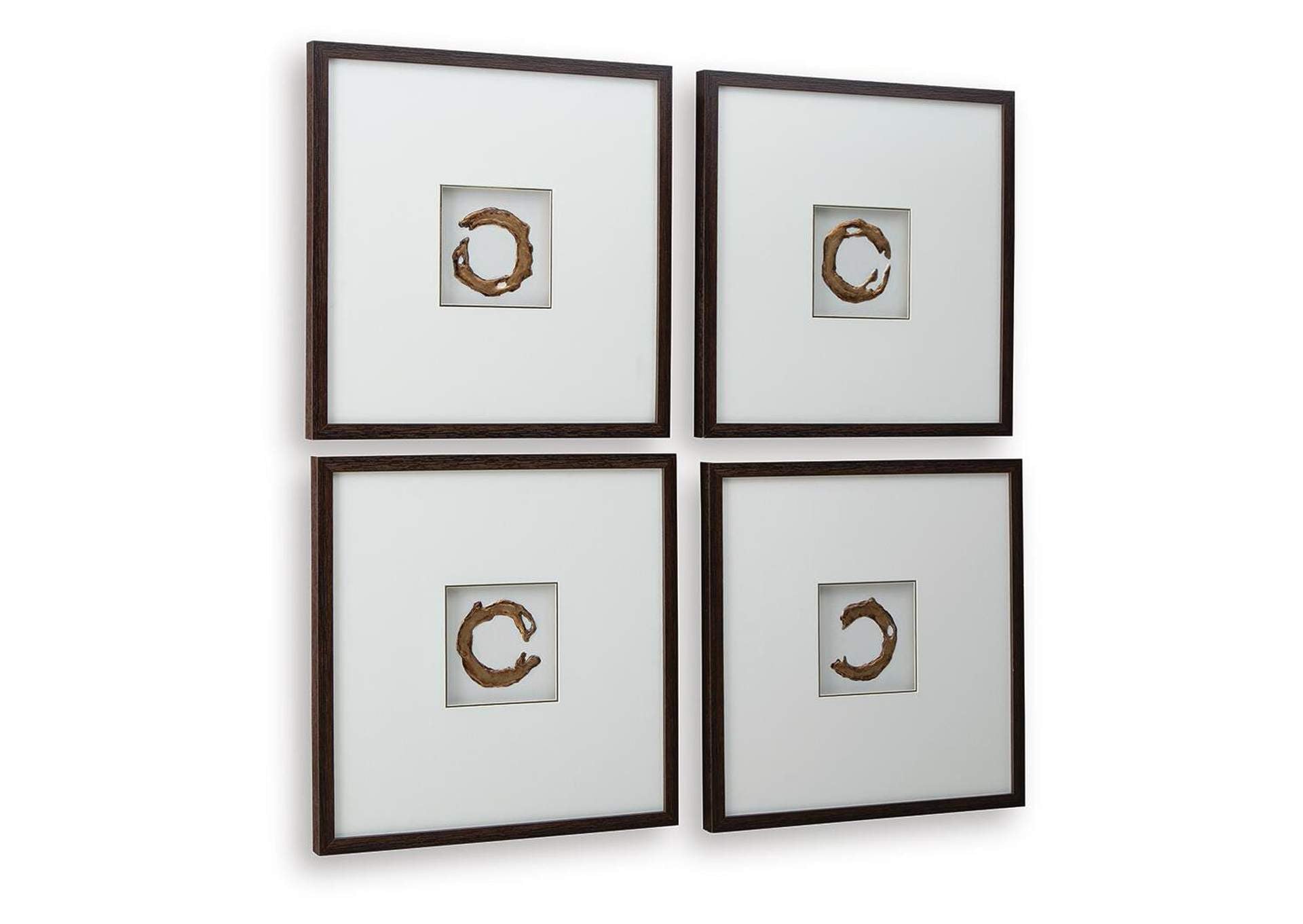 Dallbourne Wall Art (Set of 4) angled view