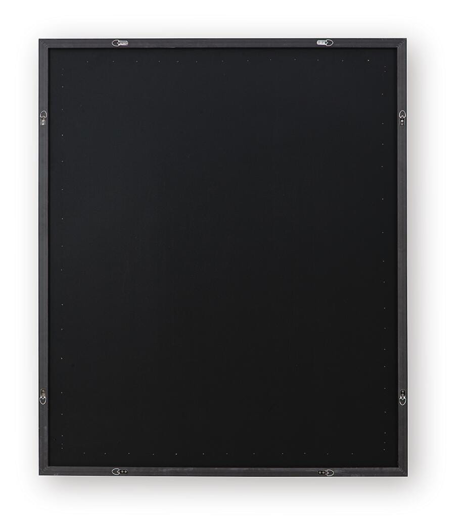 Bradlow Wall Art in Brown/White/Black, back view
