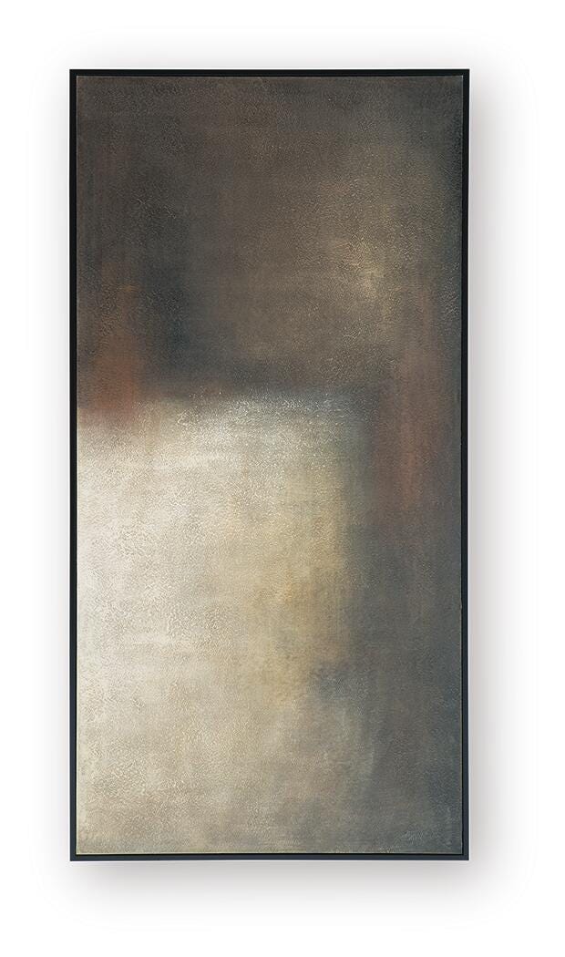 Wernmen Wall Art in Brown/Rust/Cream, front view