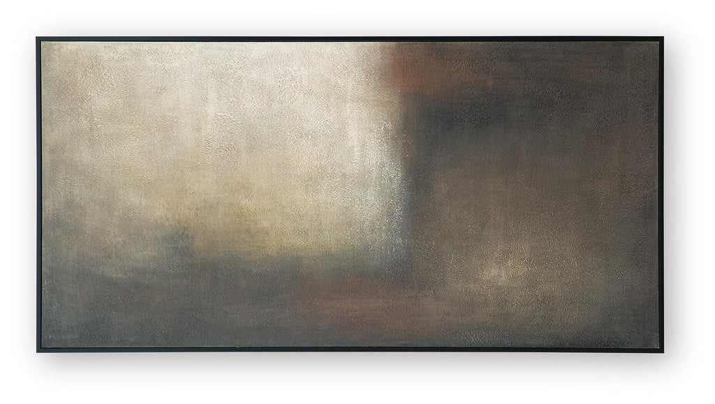 Wernmen Wall Art in Brown/Rust/Cream, front view