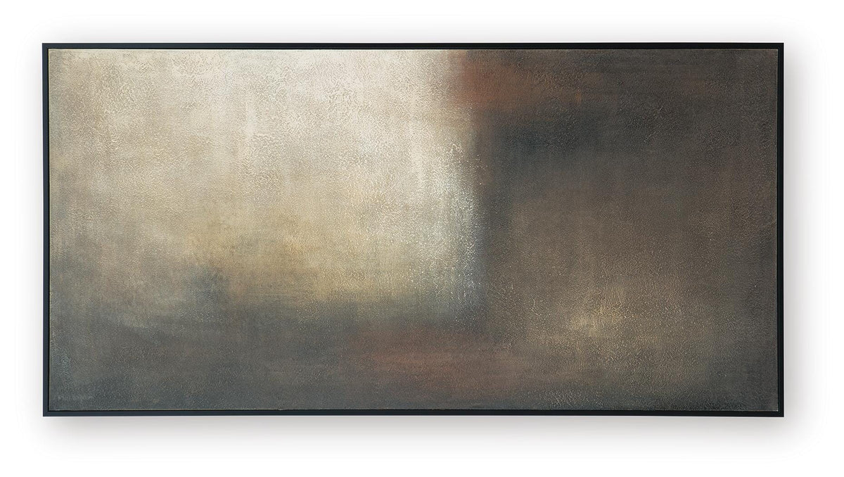 Wernmen Wall Art in Brown/Rust/Cream, front view