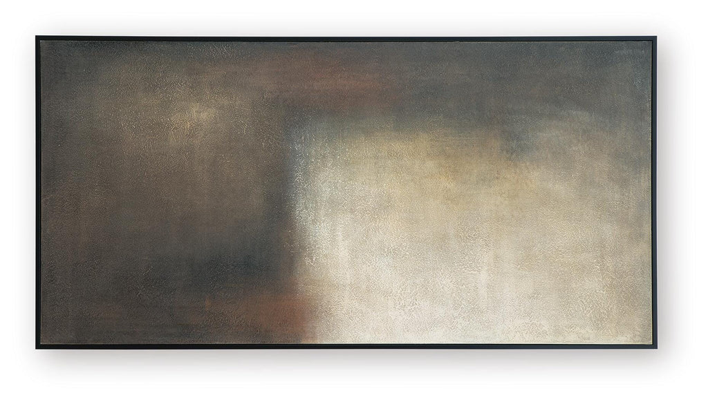Wernmen Wall Art in Brown/Rust/Cream, front view