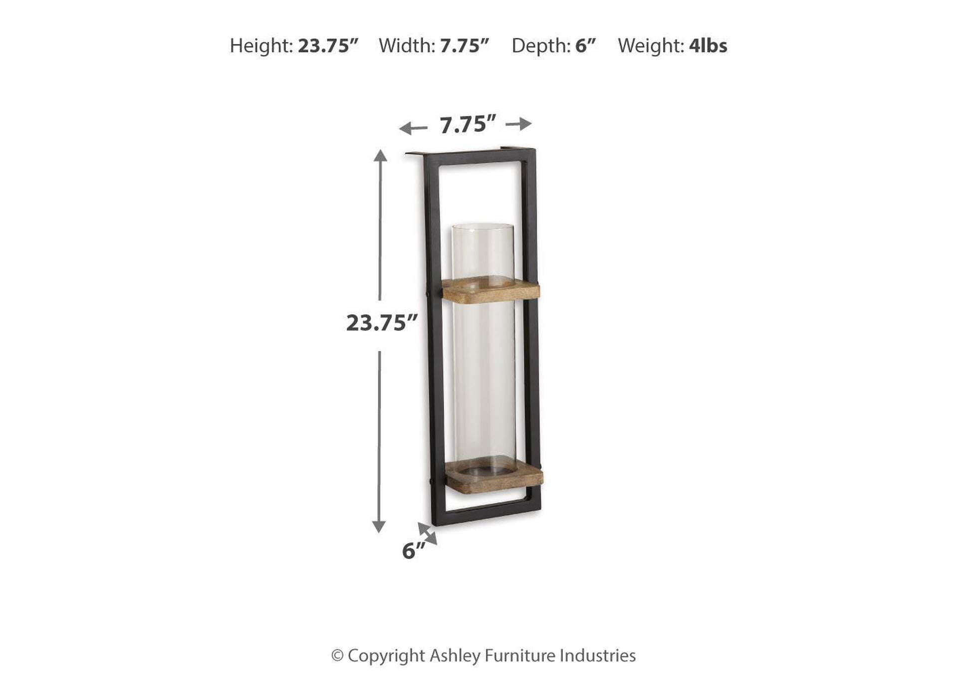 Colburn Wall Sconce dimensions
