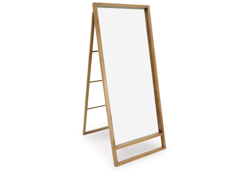 Devford Floor Mirror angled view