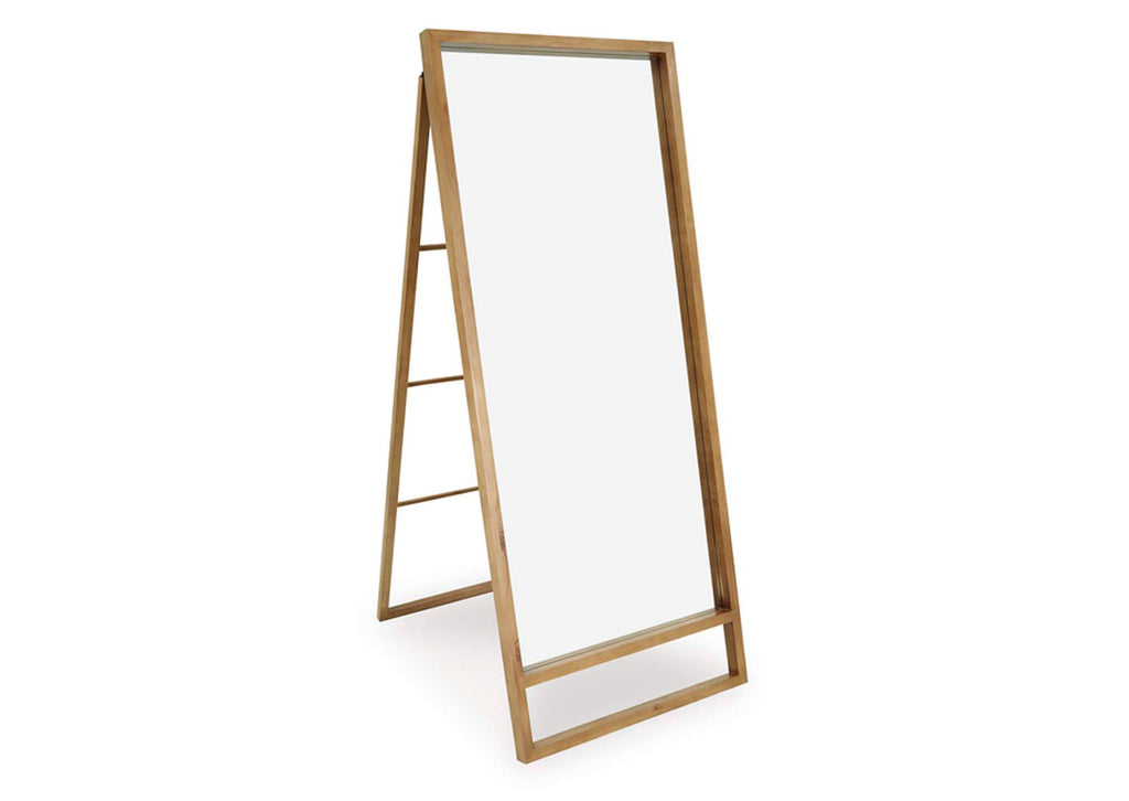 Devford Floor Mirror angled view