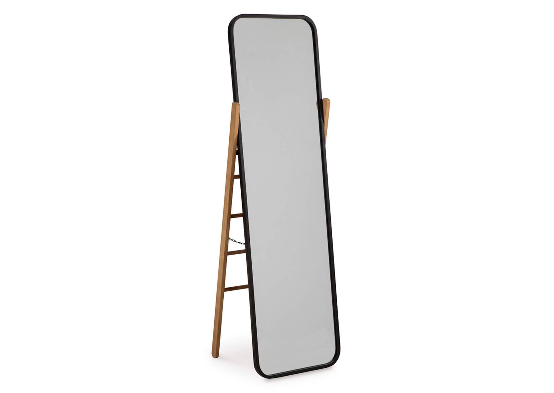 Bronick Floor Mirror angled view