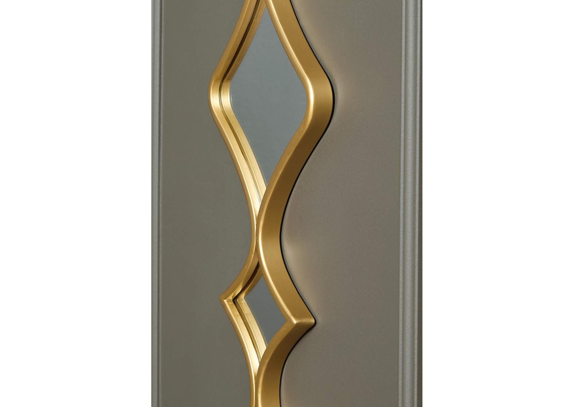 Harriswood Accent Mirror Set (Set of 2) detail