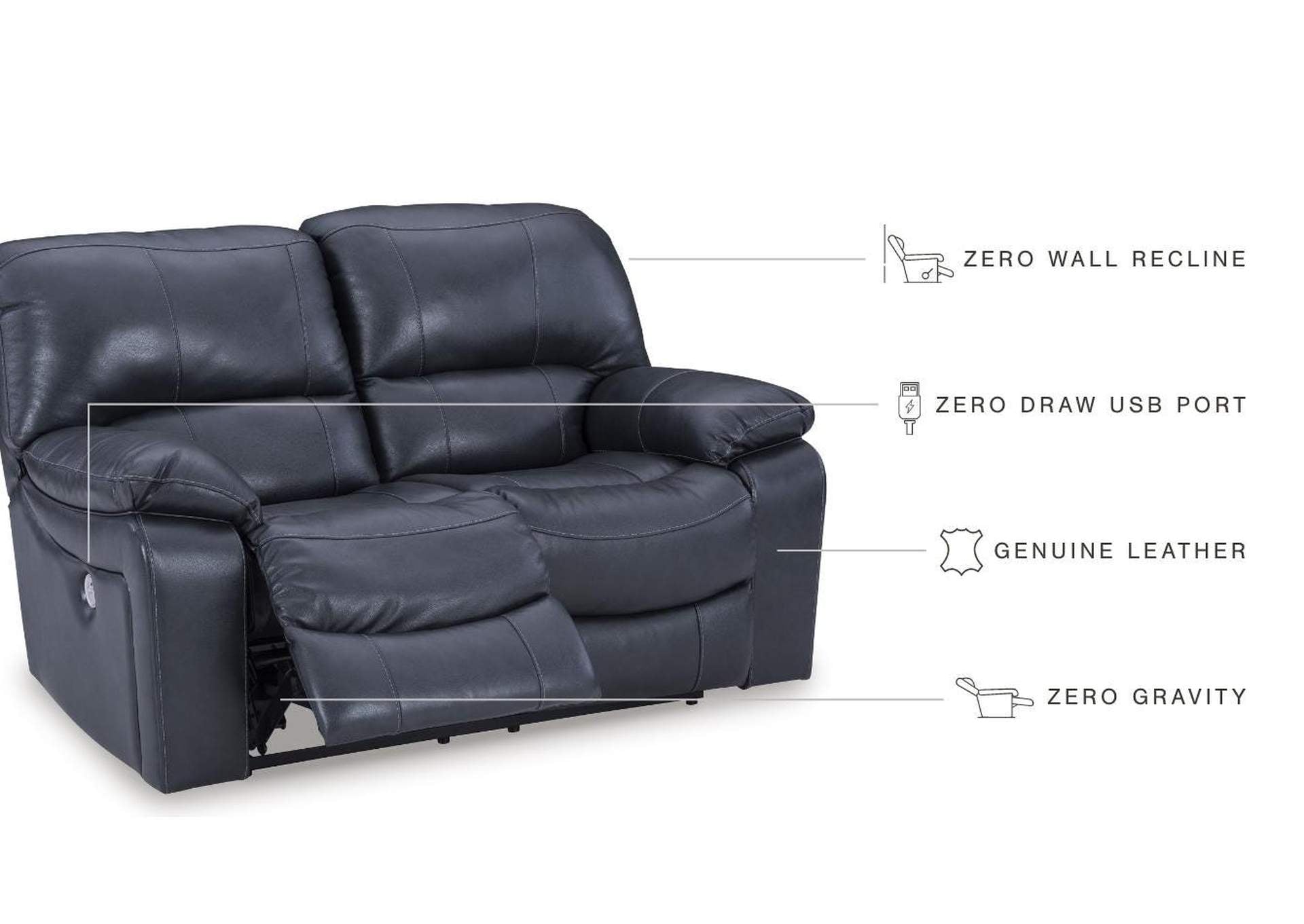 Leesworth Power Reclining Loveseat