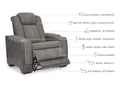 Next-Gen DuraPella Dual Power Recliner with Storage Arms in Slate — main view
