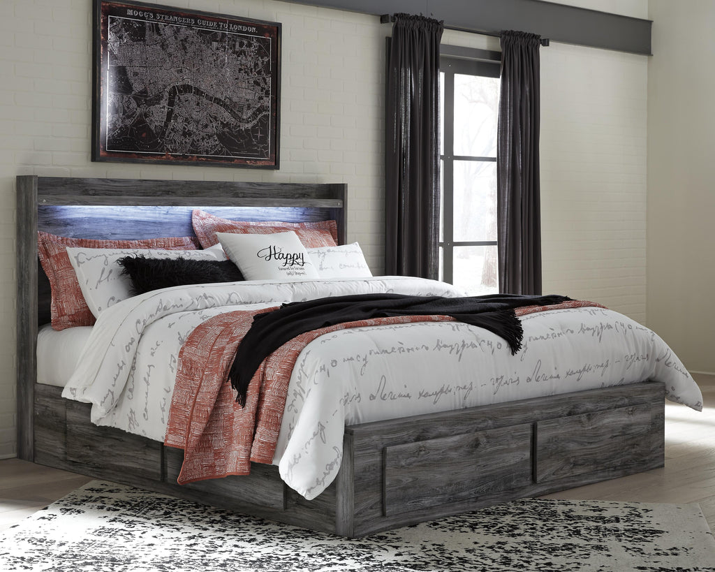 Baystorm King Panel Bed with 6 Storage Drawers - image 2