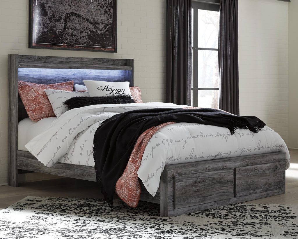 Baystorm Queen Panel Bed with 2 Storage Drawers - image 2