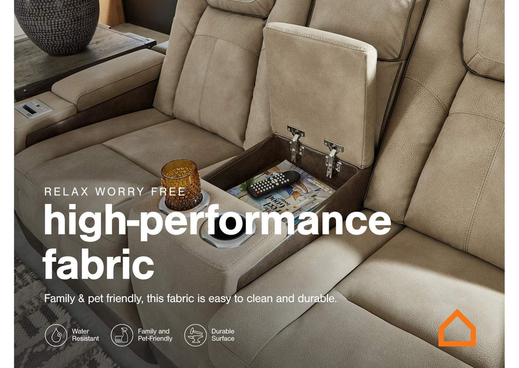 Next-Gen DuraPella Power Reclining Loveseat with Console