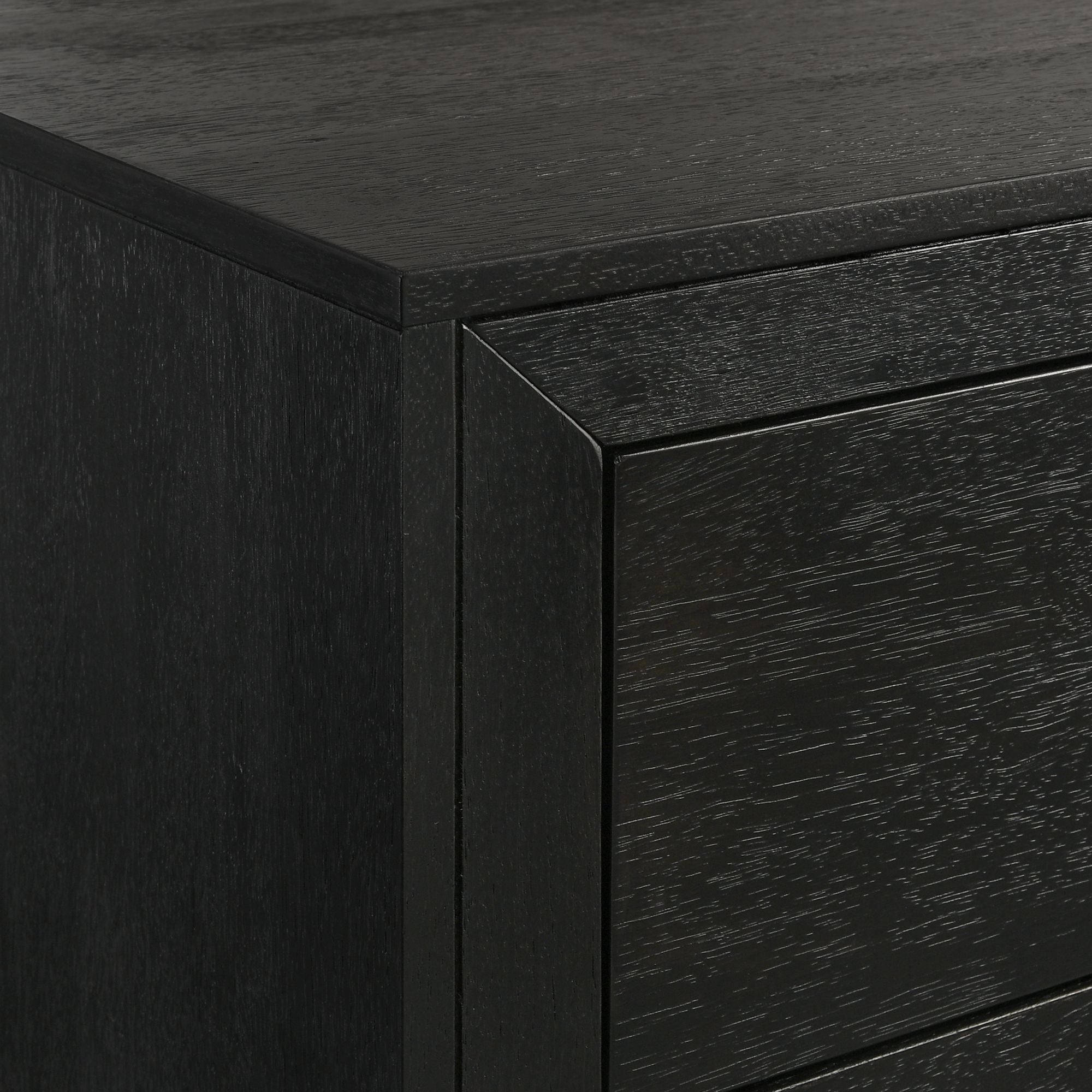 Allan 6-Drawer Dresser In Black