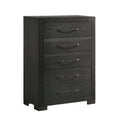 Allan 5-Drawer Chest In Black
