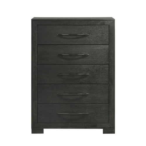 Allan 5-Drawer Chest In Black