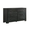 Allan 6-Drawer Dresser In Black