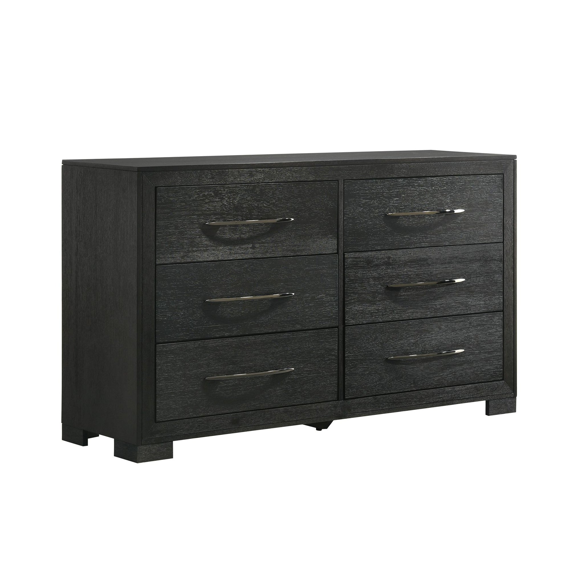 Allan 6-Drawer Dresser In Black