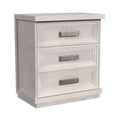 Avalanche 3-Drawer Nightstand With Usb In Antique White