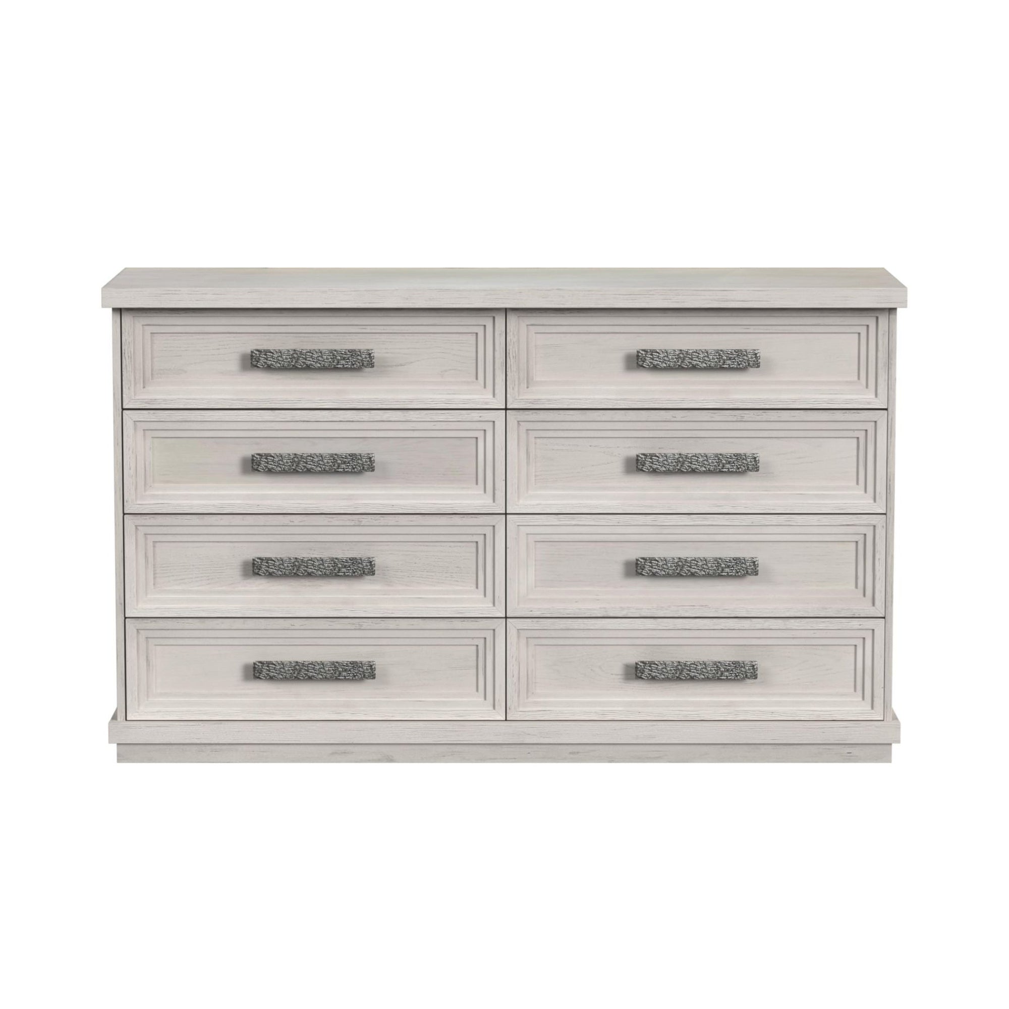 Avalanche 8-Drawer Dresser In Antique White