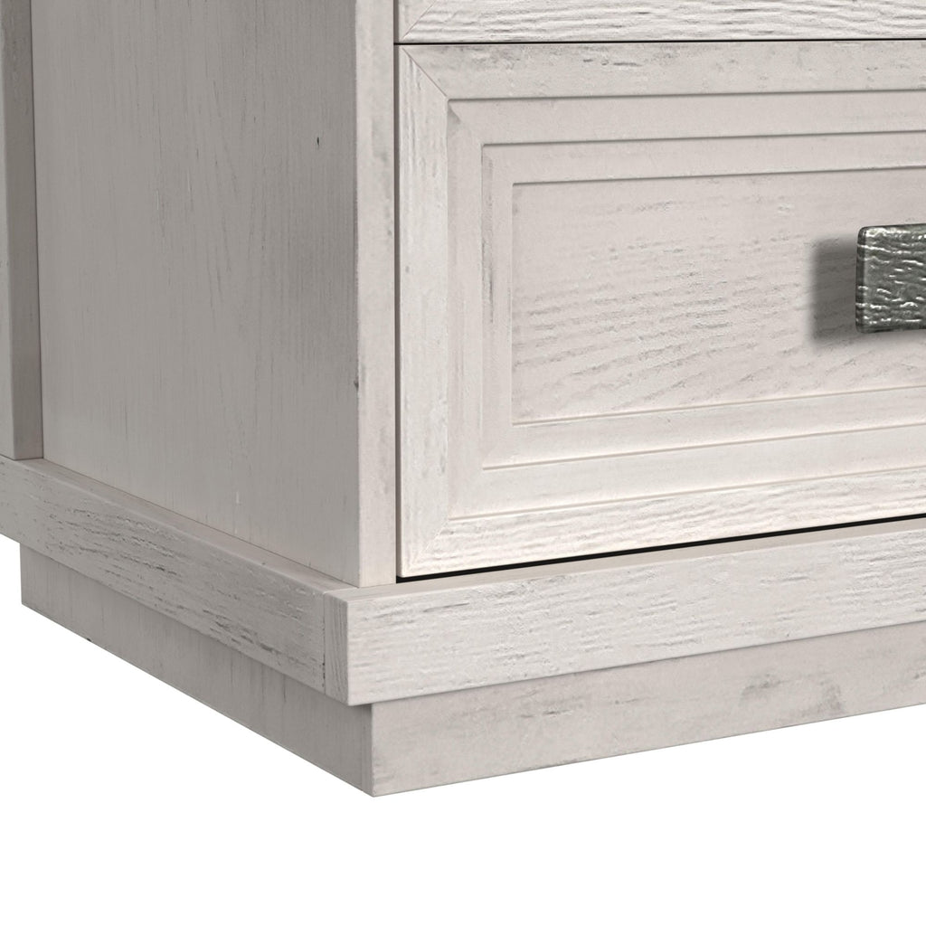 Avalanche 3-Drawer Nightstand With Usb In Antique White