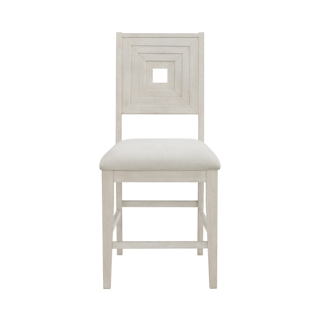 Avalanche Counter Side Chair In Antique White (2 Per Carton)