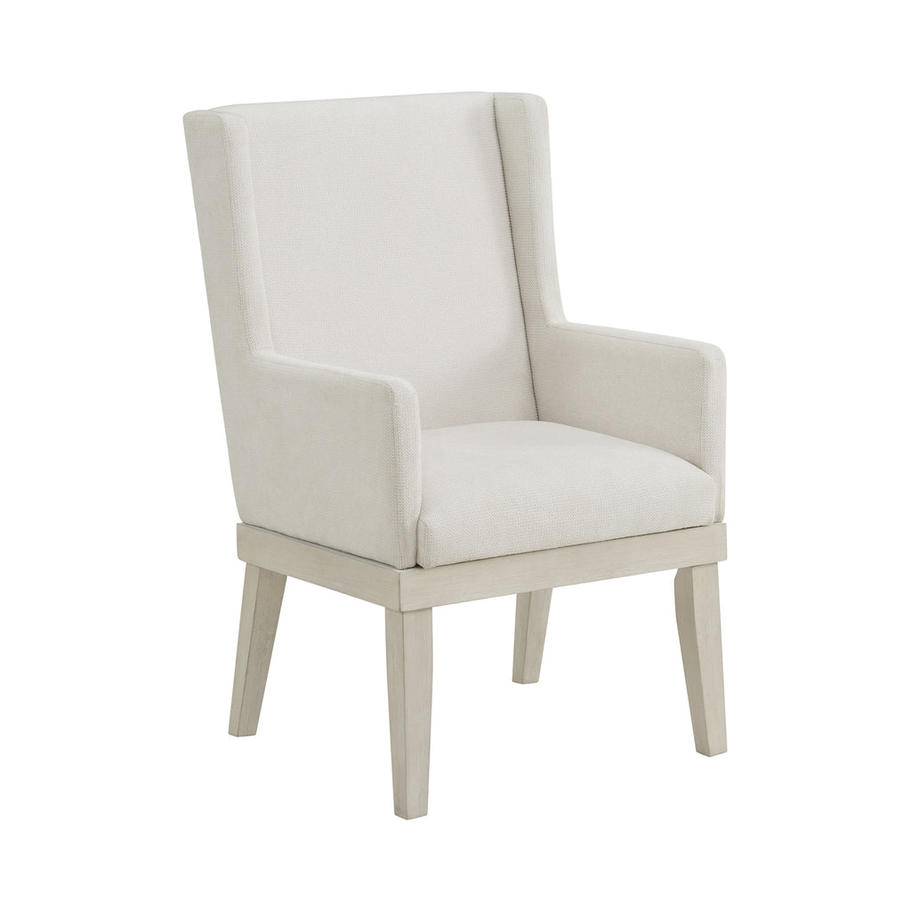 Avalanche Dining Arm Chair In Antique White (2 Per Carton)