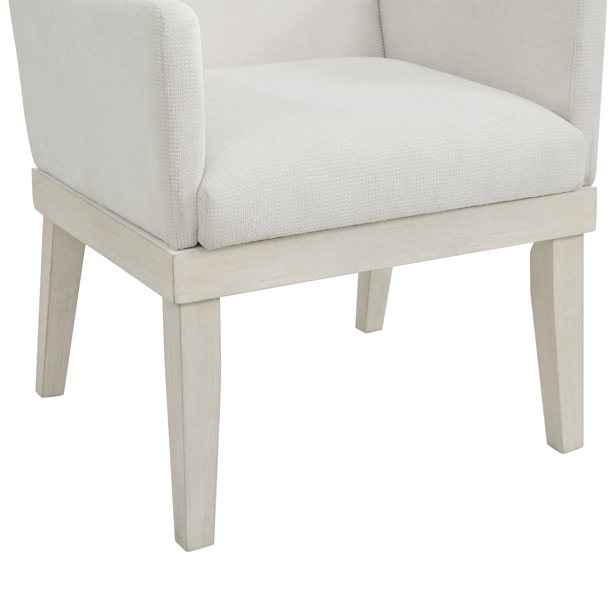 Avalanche Dining Arm Chair In Antique White (2 Per Carton)