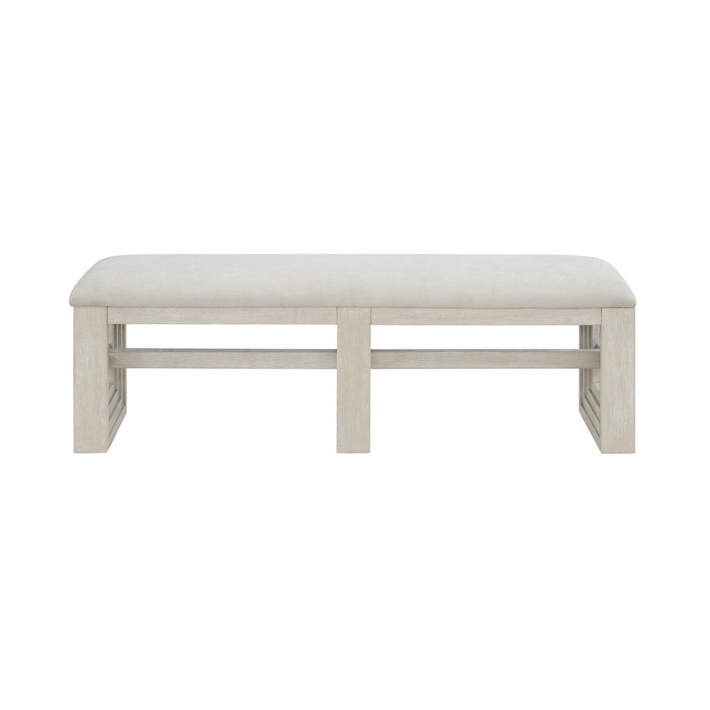 Avalanche Dining Bench In Antique White