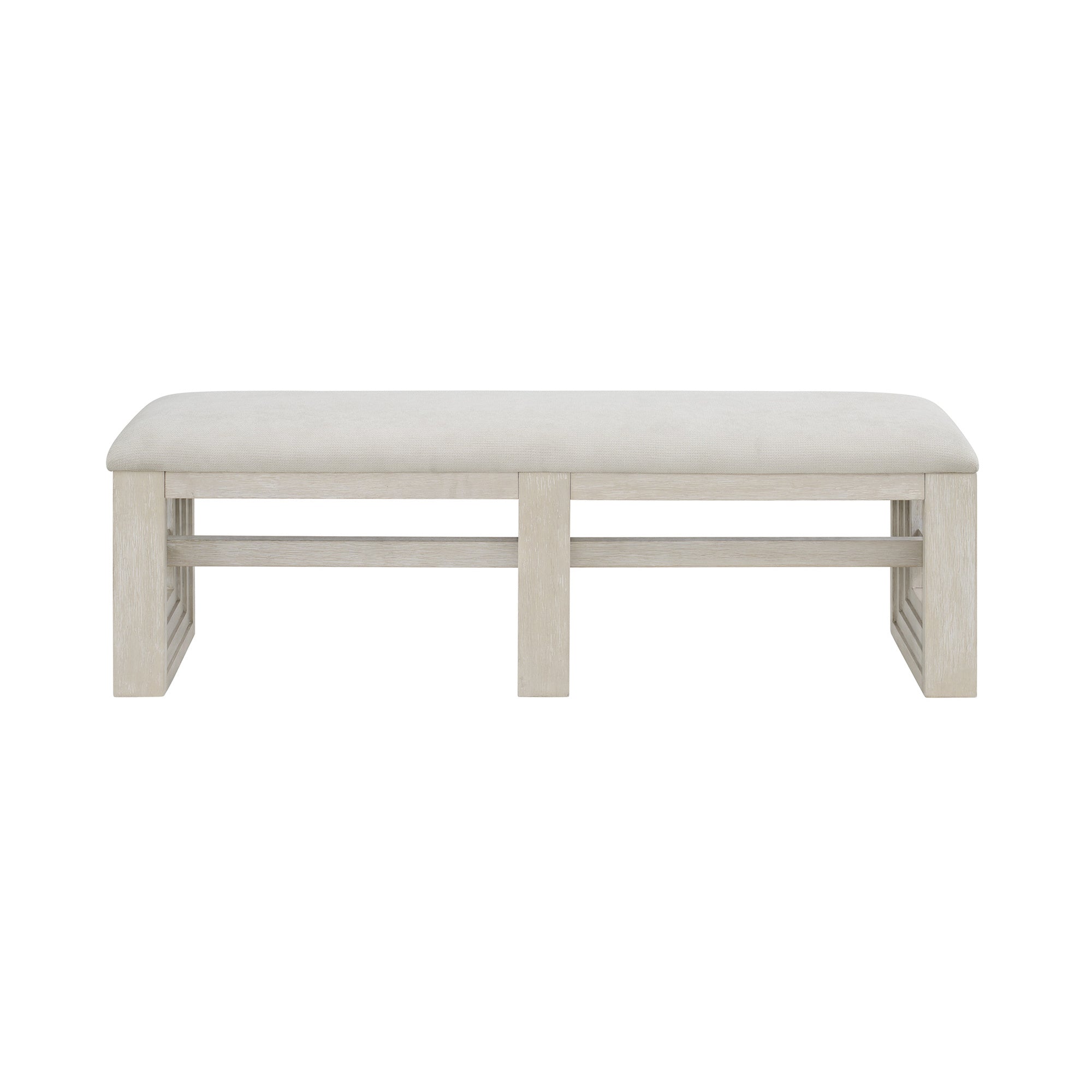 Avalanche Dining Bench In Antique White