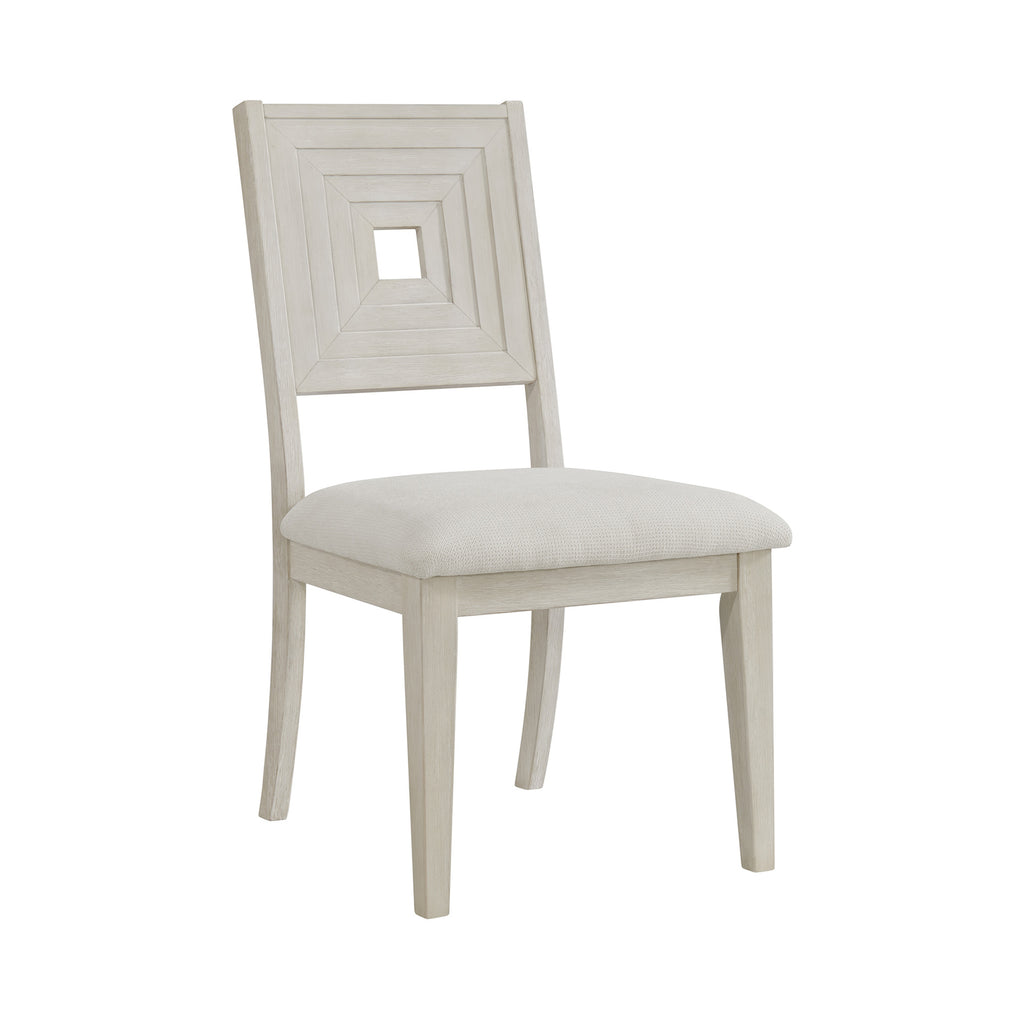 Avalanche Dining Side Chair In Antique White (2 Per Carton)