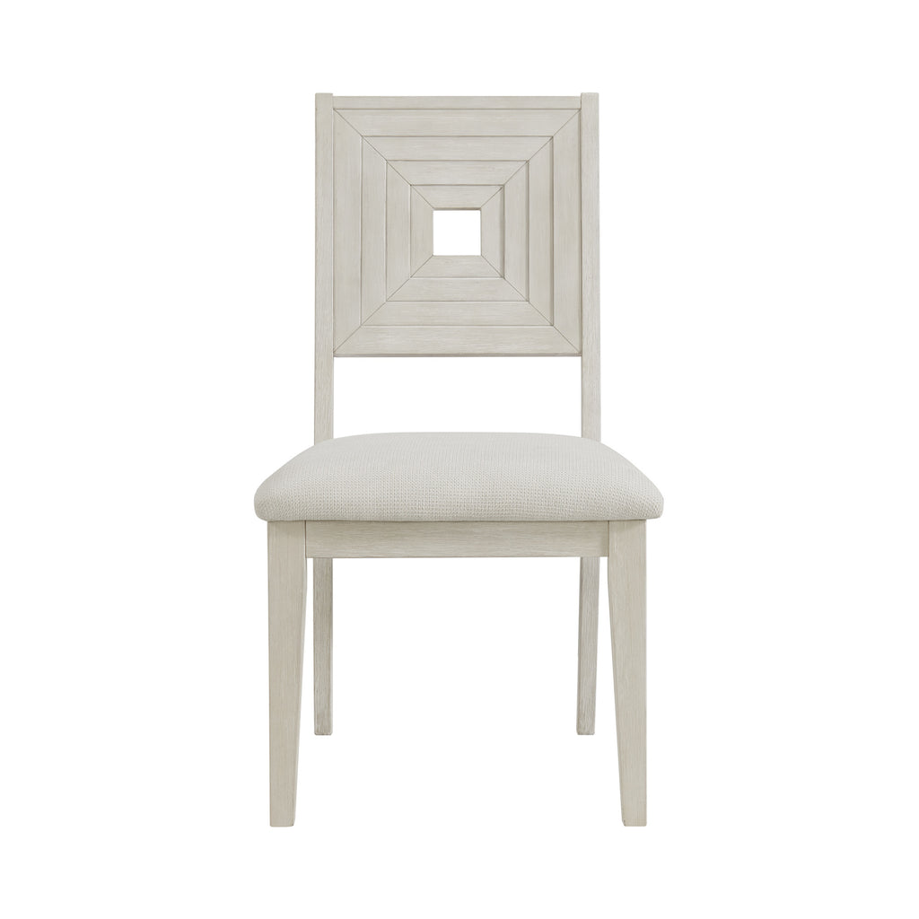 Avalanche Dining Side Chair In Antique White (2 Per Carton)