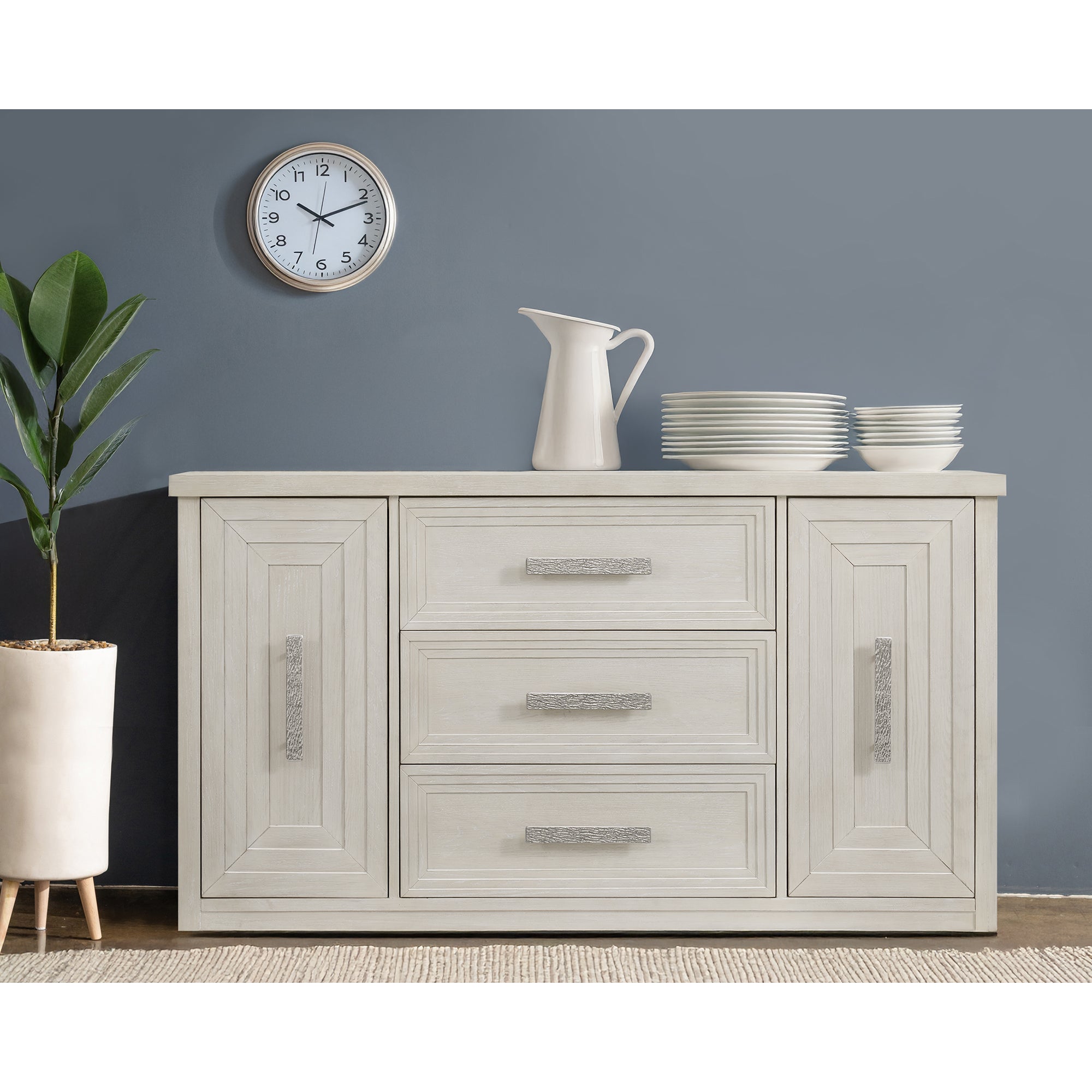 Avalanche Server In Antique White