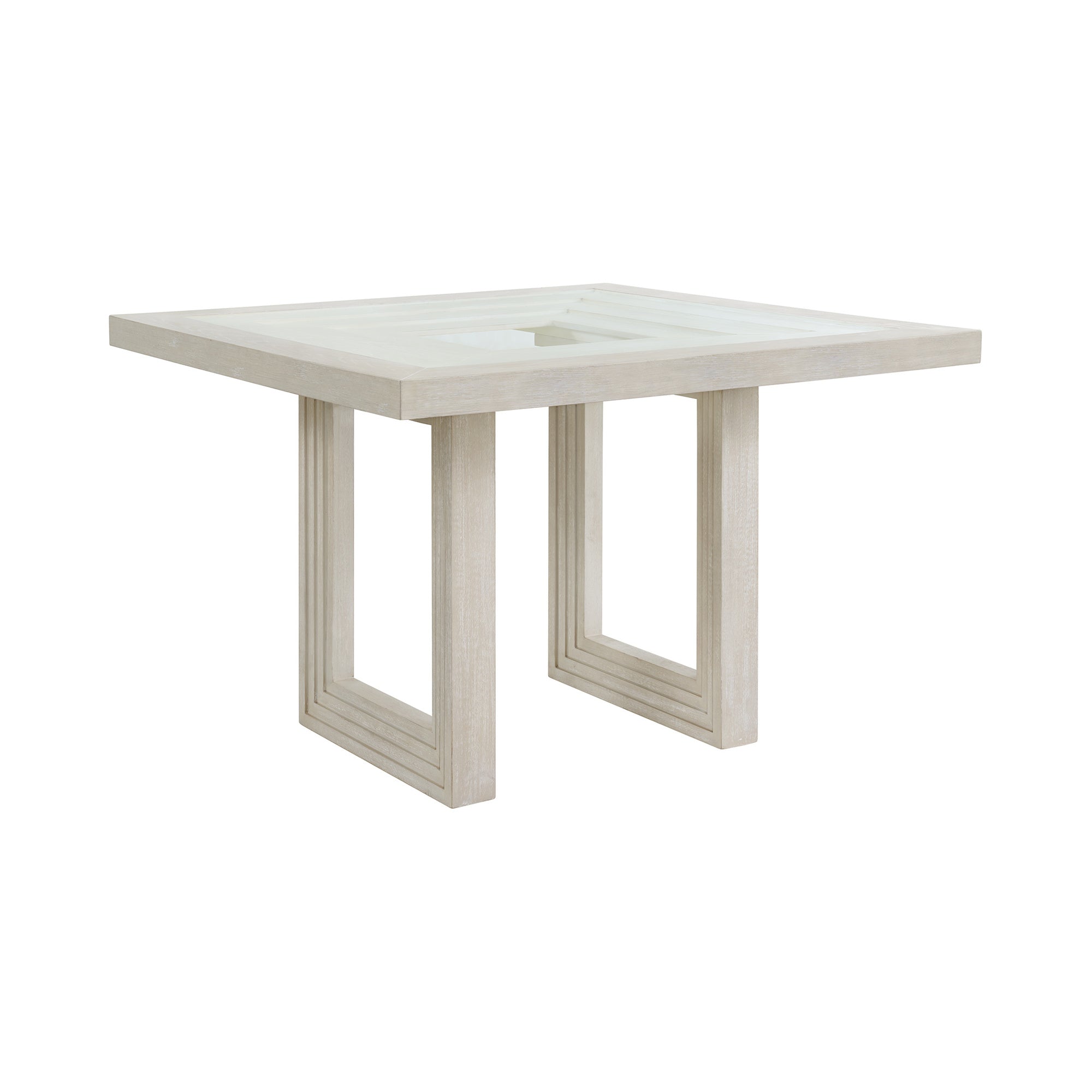 Avalanche Square Counter Table In Antique White