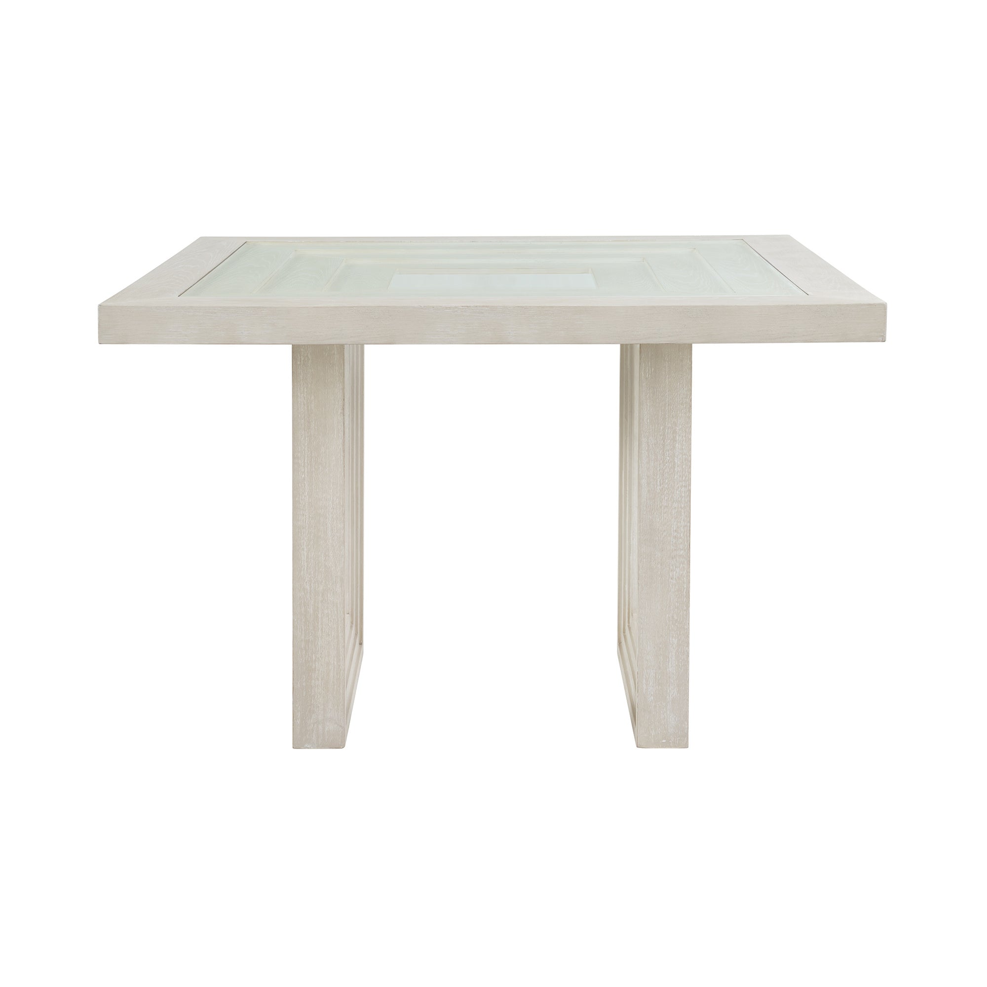 Avalanche Square Counter Table In Antique White