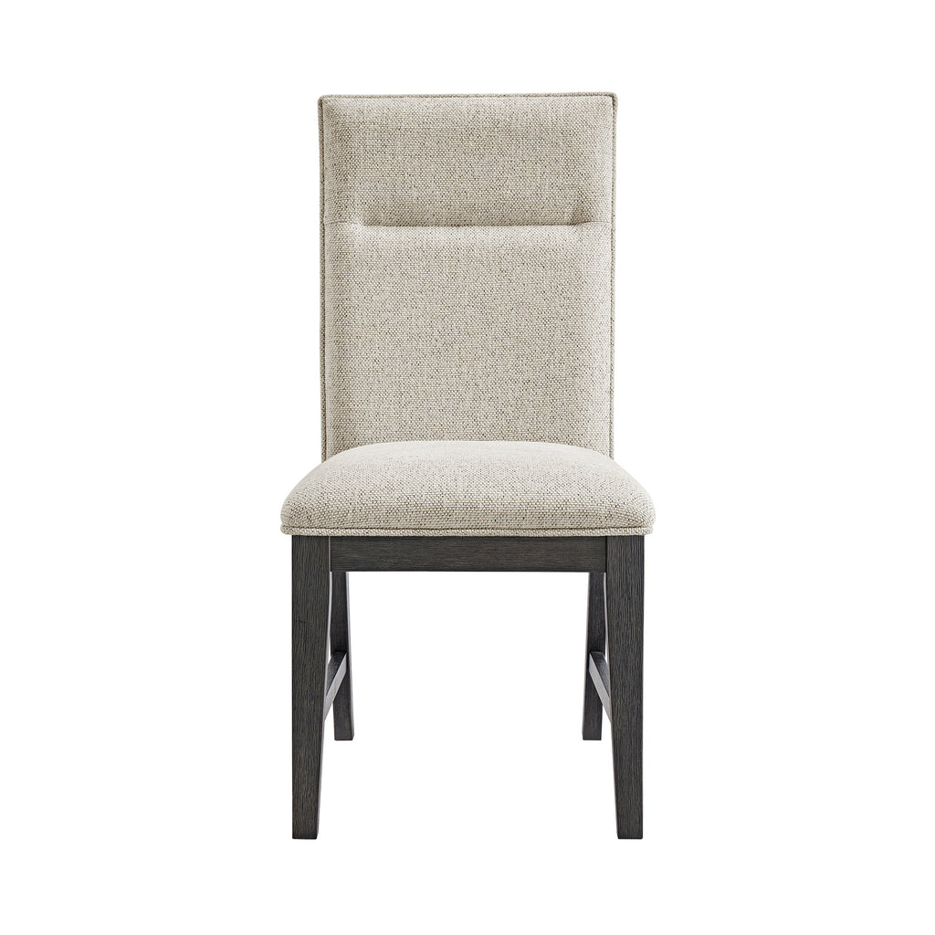 Axel Dining Chair With Light Grey Fabric In Espresso (2 Per Carton)