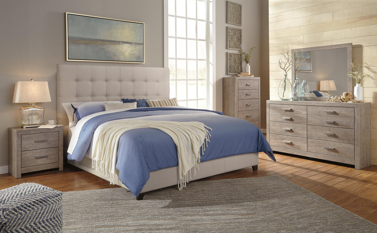 Dolante Queen Upholstered Bed in Beige, alternate view 10