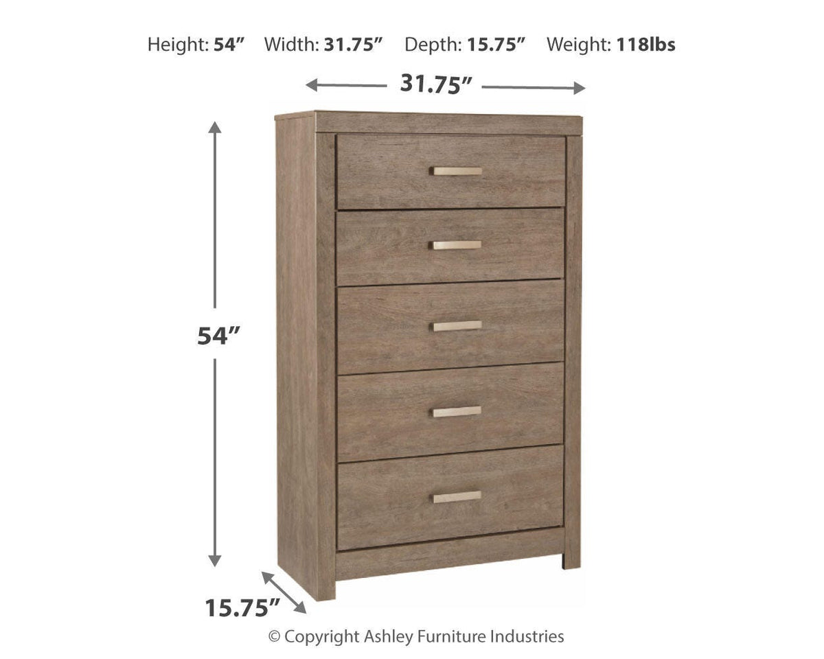 Culverbach Chest of Drawers in Gray, alternate view 6
